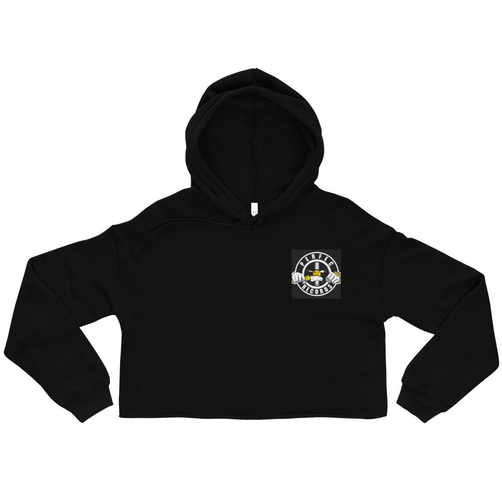 Perfec Records Crop Hoodie